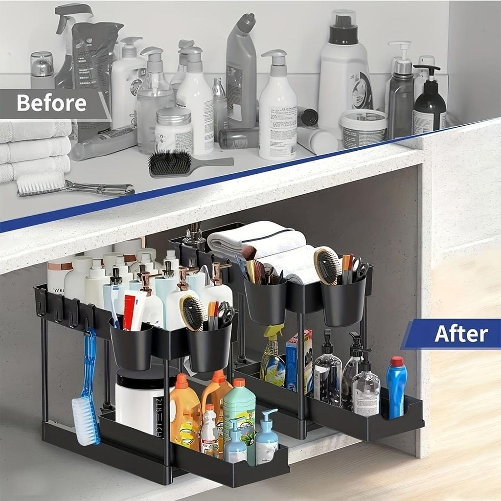 The SlideMax Under Sink Organizer