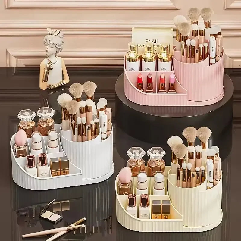 Nestava™ GlowSpin 360° Vanity Organizer
