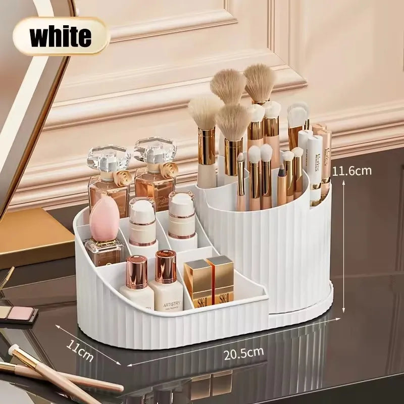 Nestava™ GlowSpin 360° Vanity Organizer