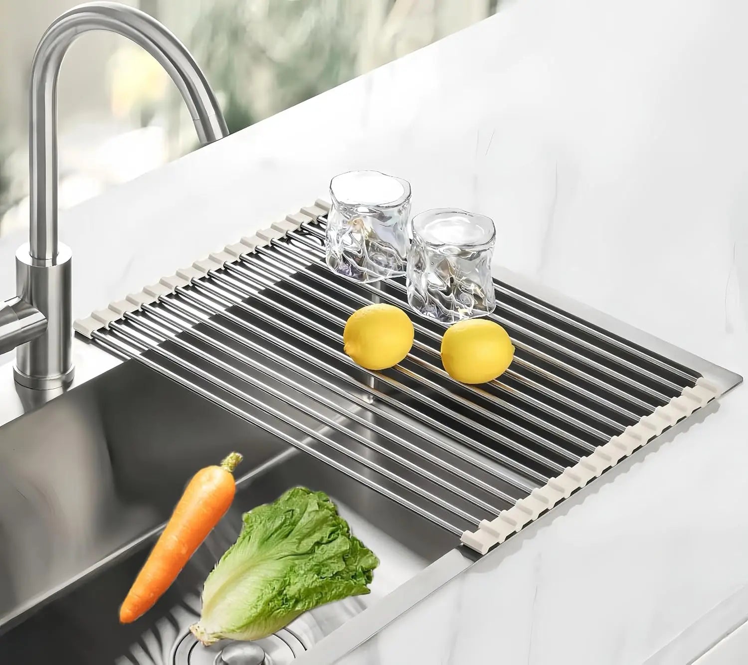 Nestava™ RollEase Over-Sink Drying Rack