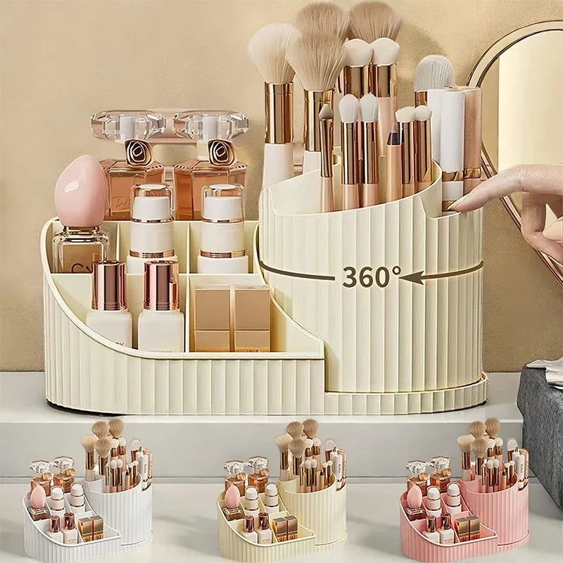 Nestava™ GlowSpin 360° Vanity Organizer