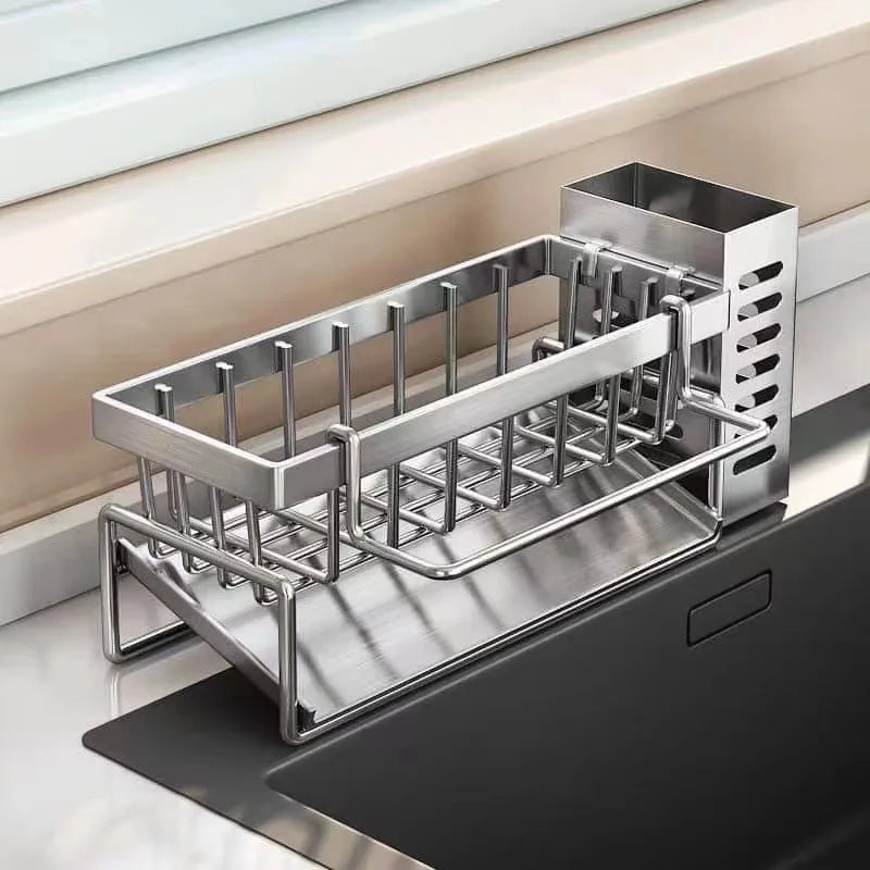 Nestava™ SinkMate Stainless Steel Sink Organizer