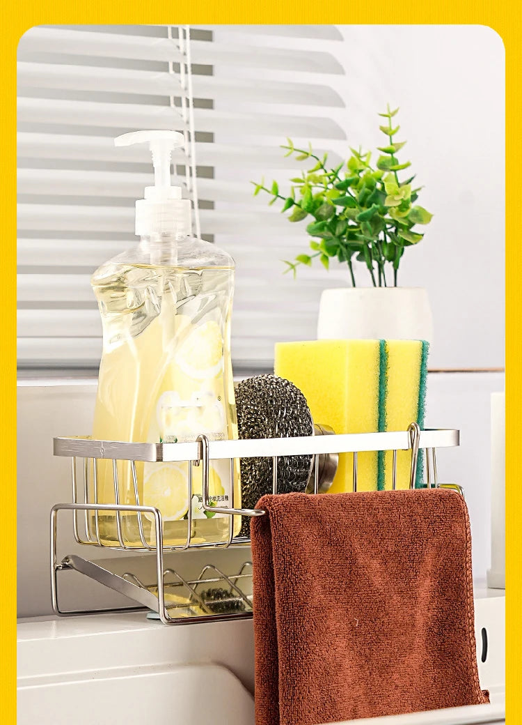 Nestava™ SinkMate Stainless Steel Sink Organizer