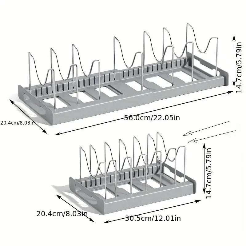 Nestava™ FlexRack Expandable Pan Organizer