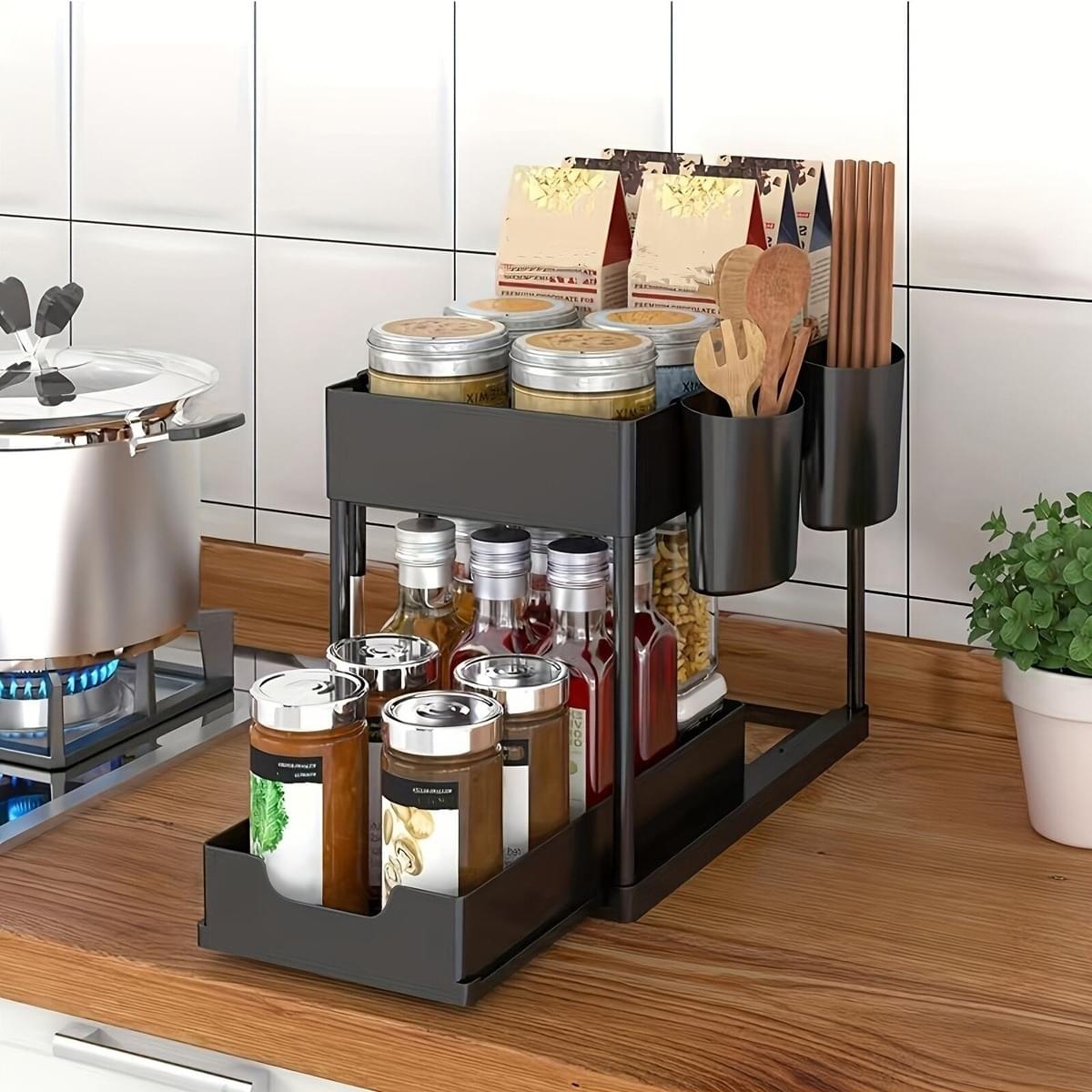 The SlideMax Under Sink Organizer